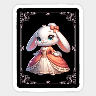 Regency Era Bunny Sticker